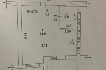 Продам 1-кімнатну квартиру в новобудові, Салтовка, Код: 230187/30