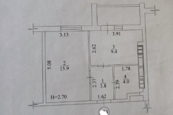 Продам 1-кімнатну квартиру в новобудові, ХТЗ, Код: 230187/48