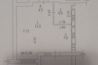 Продам 1-кімнатну квартиру в новобудові, Салтовка, Код: 257306/23
