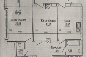 Продам 2-х кімнатну квартиру, Алексеевка, Код: 257306/25