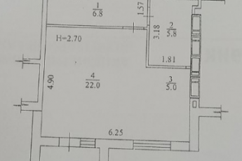 Продам 1-кімнатну квартиру в новобудові, Журавлевка, Код: 266788/5