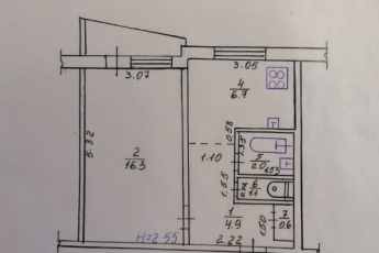 Продам 1-кімнатну квартиру, Холодная Гора, Код: 436501/41