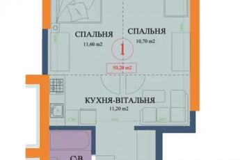 Продам 2-х кімнатну квартиру в новобудові, Центр, Архитектора Бекетова метро, Код: 501057/15