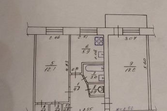 Продам 2-х кімнатну квартиру, ХТЗ, Код: 509278/20