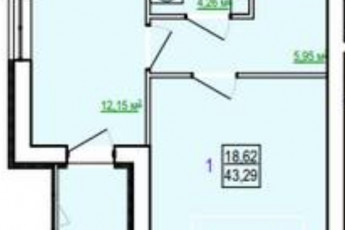 Продам 1-кімнатну квартиру в новобудові, Холодная Гора, Код: 542332/4