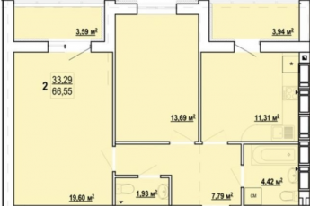 Продам 2-х кімнатну квартиру в новобудові, Журавлевка, Код: 620208/9