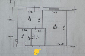 Продам 1-кімнатну квартиру в новобудові, Салтовка, Код: 644097/109