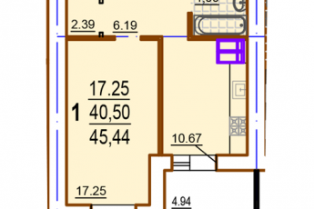 Продам 1-кімнатну квартиру в новобудові, Павлово поле, 23 Августа метро, Код: 644097/7