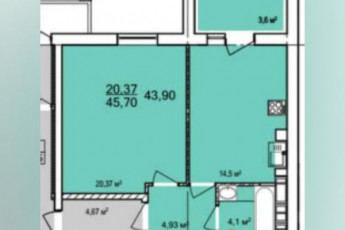 Продам 1-кімнатну квартиру в новобудові, Салтовка, 531 м/р, Код: 644097/88