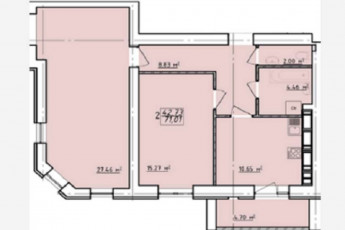 Продам 2-х кімнатну квартиру в новобудові, Гагарина проспект, Код: 645896/47