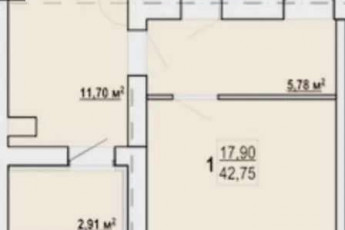 Продам 1-кімнатну квартиру в новобудові, Журавлевка, Код: 661131/3