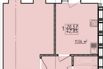 Продам 1-кімнатну квартиру в новобудові, Гагарина проспект, Код: 674152/11