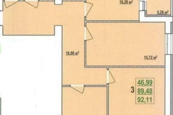 Продам 3-х кімнатну квартиру в новобудові, Гагарина проспект, Проспект Гагарина метро, Код: 691094/2