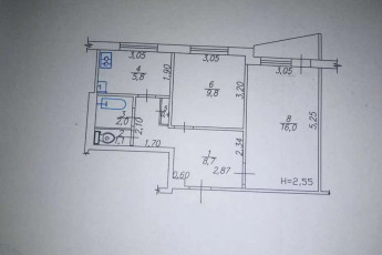 Продам 2-х кімнатну квартиру, Рогань, Восточный, Код: 705544/3