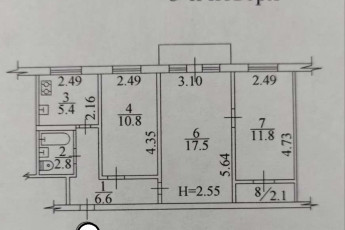 Продам 3-х кімнатну квартиру, Новые дома, Армейская метро (Советской Армии), Код: 707193/2