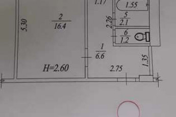 Продам 1-кімнатну квартиру, Алексеевка, Код: 708617/2