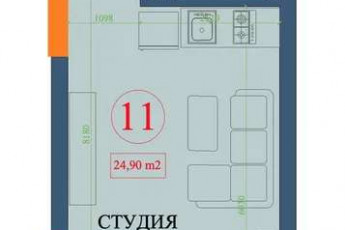 Продам 1-кімнатну квартиру в новобудові, Центр, Архитектора Бекетова метро, Код: 749280/4