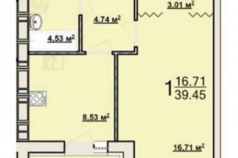 Продам 1-кімнатну квартиру в новобудові, ХТЗ, Код: 758943/14