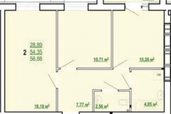 Продам 1-кімнатну квартиру в новобудові, Гагарина проспект, Код: 758943/2