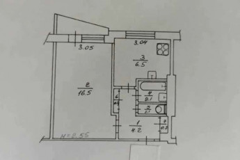 Продам 1-кімнатну квартиру, Алексеевка, Код: 785573/2