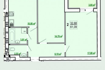 Продам 2-х кімнатну квартиру в новобудові, Журавлевка, Код: 787659/1