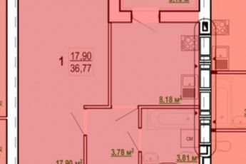 Продам 1-кімнатну квартиру в новобудові, Журавлевка, ЖК Гидропарк, Код: 796518/1