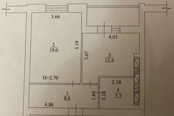 Продам 1-кімнатну квартиру в новобудові, Гагарина проспект, Проспект Гагарина метро, Код: 796566/2