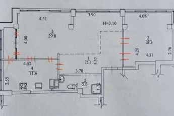 Продам 3-х кімнатну квартиру в новобудові, Гагарина проспект, Проспект Гагарина метро, Код: 796592/1
