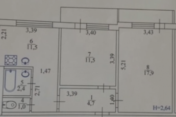 Продам 2-х кімнатну квартиру, Новые дома, Дворец спорта, Код: 797196/2