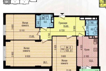 Продам 3-х кімнатну квартиру в новобудові, Новые дома, Маршала Жукова метро (Дворец спорта), Код: 797254/1