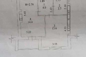 Продам 1-кімнатну квартиру в новобудові, Журавлевка, Код: 798638/2