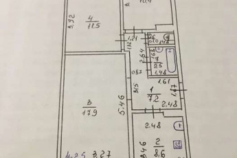 Продам 3-х кімнатну квартиру, , Код: 800351/1