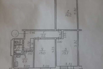 Продам 3-х кімнатну квартиру, Рогань, Горизонт, Код: 800388/1