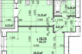Продам 1-кімнатну квартиру, ХТЗ, Пролетарская метро (Индустриальная), Код: 800614/34