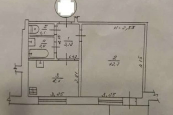 Продам 1-кімнатну квартиру, Одесская, Код: 802168/1