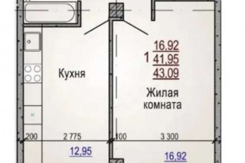 Продам 1-кімнатну квартиру в новобудові, Северная Салтовка, Код: 802514/1
