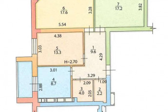 Продам 3-х кімнатну квартиру в новобудові, Гагарина проспект, Проспект Гагарина метро, Код: 802573/4