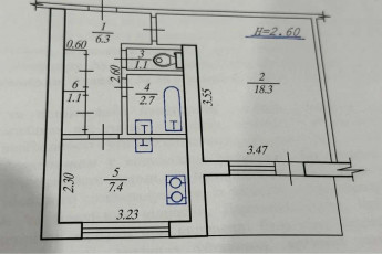Продам 1-кімнатну квартиру, Одесская, Код: 802654/1