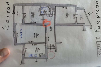 Продам 3-х кімнатну квартиру, ХТЗ, Пролетарская метро (Индустриальная), Код: 802840/1