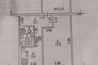 Продам 2-х кімнатну квартиру, Рогань, Роганский ж/м, Код: 803280/1