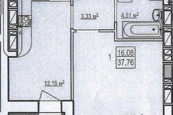 Продам 1-кімнатну квартиру в новобудові, Журавлевка, ЖК Гидропарк, Код: 803763/1