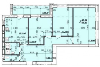 Продам 3-х кімнатну квартиру в новобудові, ХТЗ, ХТЗ метро, Код: 803953/1