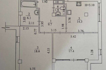 Продам 3-х кімнатну квартиру, Гагарина проспект, Проспект Гагарина метро, Код: 804299/1