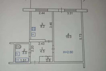 Продам 1-кімнатну квартиру, Рогань, Восточный, Код: 804675/1