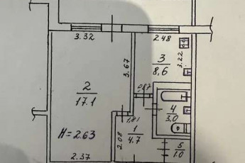 Продам 1-кімнатну квартиру, Рогань, Код: 805165/1