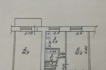 Продам 2-х кімнатну квартиру, Залютино, Код: 805485/1