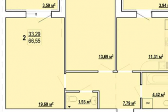 Продам 2-х кімнатну квартиру в новобудові, Журавлевка, Код: 806318/1