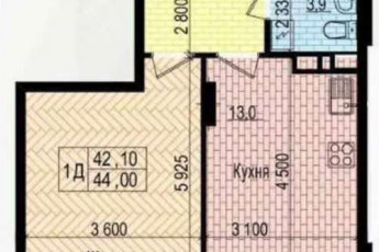 Продам 1-кімнатну квартиру в новобудові, Новые дома, Маршала Жукова метро (Дворец спорта), Код: 806432/1