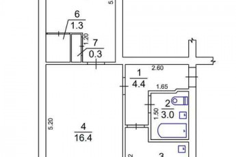 Продам 2-х кімнатну квартиру, Одесская, Код: 807005/1