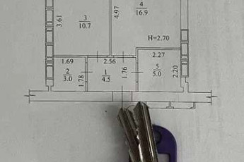 Продам 1-кімнатну квартиру в новобудові, Журавлевка, ЖК Гидропарк, Код: 807206/1